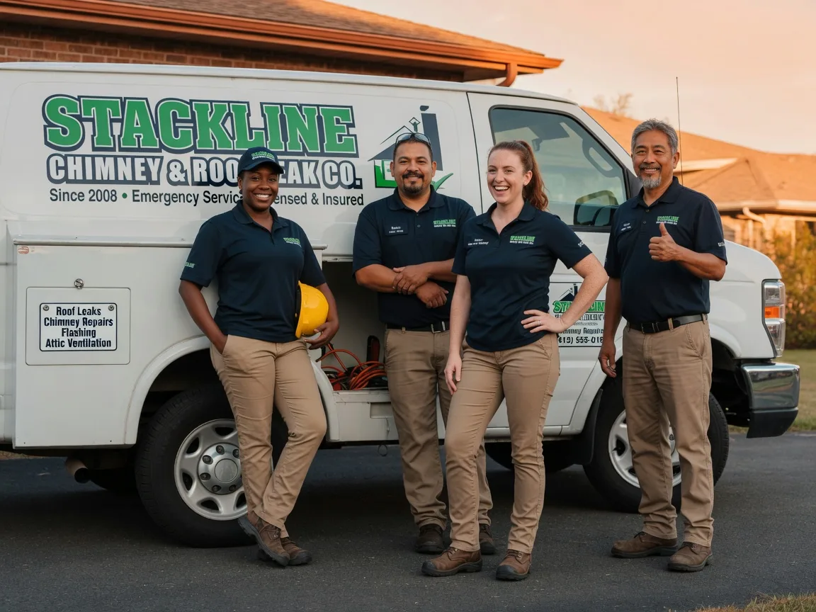 Chimney flashing repair company in West Union, OH